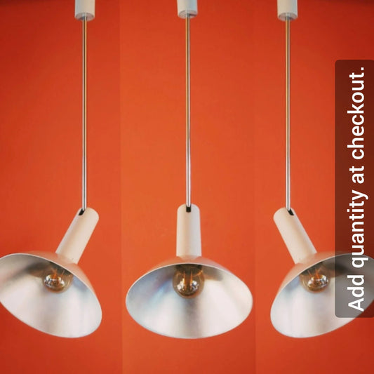 Vintage Aluminium Metal Industrial Pendant Lights MULTIPLES AVAILABLE